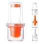 Angmile Food Grade Silicone Oil Basting Brushes BBQ Brush Squeeze/Dip ModeTemperature Resistance Kitchen Gadget Tools Accessories