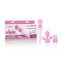 CalExotics Inspire Massager Kit - Body Wand Vibrator & Silicone Attachment Set for Couples ? Adult Sex Personal Massager - Pink