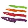 Cook N Home 9-Piece Ceramic Knife Set with Sheaths, Multicolor