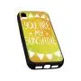 Quotes Decor Rubber Phone Case,Radiant Sunshine Phrase Made with Cute Triangles Dots Ethnic Kitsch Love Artwork Compatible with iPhone XR