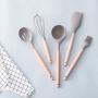 Kitchen Utensils,silicone Kitchenware Silicone Spatula Set Non-stick Heat-resistant Cooker Kitchen Gadget Kitchen Tool-gray 32cm(12.6inch)