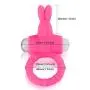 LEADO Adult Mini Penis Rings Silicone Rabbit Vibrator Cock Ring Sex Toys for Men/Women-Pink