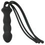 KINK By Doc Johnson The Quad Premium Silicone Whip, Black