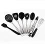 8 Sets Of Silicone Kitchenware, Stainless Steel Handle Kitchen Set, High Temperature Anti-Scalding Cooking Spoon Shovel