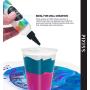 Acrylic Pouring Oil 100% Silicone Oil for Acrylic Pouring and Painting 100 Silicone Oil Liquid Silicone - Silicon - 100ml/3.3-Ounce