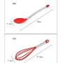 Stainless Steel Pipe Handle Silicone Kitchenware 8 Piece Set Cooking Spoon Shovel Kitchen Set Non-Stick Tool