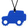 Chew Necklace for Boys and Girls - Silicone Jeep Car Chewable Pendant for Teething, Autism, Biting, ADHD, SPD, Sensory Oral Motor Aids for Kids, Chewy Toy Jewelry for Adults