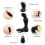 Porwerful 10 Speed/Frequency Waterproof FDA Approved Silicone Curve Rechargeable Massagers Wearable P-rostat-e Therapeutic Massage Device