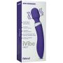 Doc Johnson iVibe Select - iWand - Luxurious Premium Silicone Warming and Vibrating Intimate Wand - Warms to 109 Degrees - 7 Powerful Vibration Patterns - USB Rechargeable - Purple