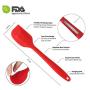 Silicone spatula set of 3 Kitchenware Heat resistant Food grade Comfortable Health Nonstick spatula Used for cooking baked cake decoration