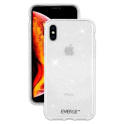 EMERGE SHIMMER iPhone XS / iPhone X Glitter Cell Phone Case - Sparkle Effect Clear