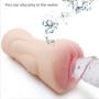 Risareyi T-shirt Soft Silicone Blow-Job Double Hole Cup For Men Genuine Silicone Body Adullt Toy Lifesize Oral Cup Dolls Six Toys