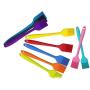 Hjyi Silicone Kitchen large all-inclusive hardware core brush Barbecue Brush sweeper baking tool silicone kitchenware (six-piece set)