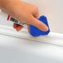 Caulking Tool Kit, 3 in 1 Caulking Tools Silicone Sealant Finishing Tool Grout Scraper, Reuse and Replace 5 Silicone Pads,Great Tools for Kitchen Bathroom Window,Sink Joint