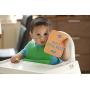Tommee Tippee Roll n Go Baby Pouch Drip Catcher Baby Bib, 7+ Months - Blue and Green, 4 Pack