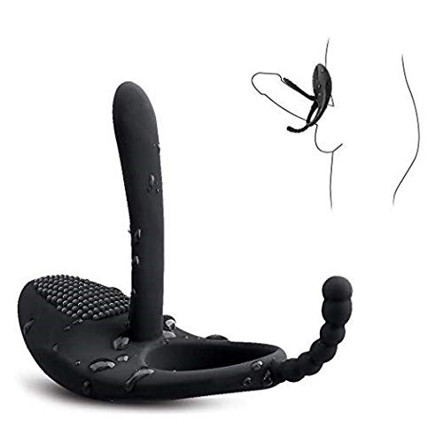 Heiyy Men Toy Adult Strong Vibrǎtion Delay Ring Silicone Massage Ring Waterproof