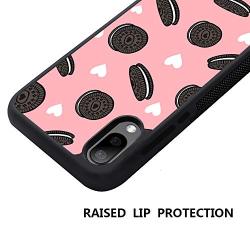 Samsung M10 Case,Flexible Soft TPU Cover Shell,Slim Silicone Black Rubber Non-Slip Durable Design Protective Phone Case for Samsung M10 -Biscuits