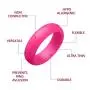 Egnaro Silicone Wedding Ring for Women, Womens Rubber Engagement Ring, Multiple Pack, Great Replacement