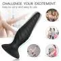 O-GAME 3pcs Wireless Remote Control Spiral Amal Plus Vibrarator with 9 Vibrantion Silicone Toy for Women Men