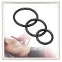 GC-US 3 Pieces of Silicone Long-Lasting Lock Ring - 3 cm / 4 cm / 5 cm