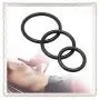 GC-US 3 Pieces of Silicone Long-Lasting Lock Ring - 3 cm / 4 cm / 5 cm