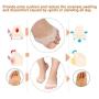 Metatarsal Pads Toe Separators Ball of Foot Cushions- Soft Gel Ball of Foot Pads