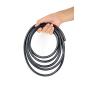 Cococart 9.85-Foot Length Stretchy 1/4 Inch ID Fuel Line+20pcs 2/5" ID Hose Clamps for Kawasaki Kohler Briggs & Stratton Small Engines