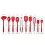 Kitchen Utensils,silicone Kitchenware 10-piece Set Of Non-stick Heat-resistant Cooker Silicone Spatula Set Kitchen Gadget Kitchen Tool-red 10.8inch