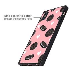 iPhone Xs iPhone X Case,Flexible Soft TPU Cover Shell,Slim Silicone Black Rubber Non-Slip Durable Design Protective Phone Case for iPhone Xs iPhone X -Biscuits
