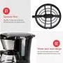 Hli-SHJHsmu 650ML Small Automatic Boiling Drip Coffee Machine Office Tea Machine Household Automatic Drip Coffee Machine Coffee Maker