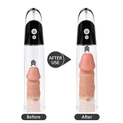 LSANNUY Relax Massage Wand Electric Pēnīs Vacuum Pump for Man Pēnīs Pump Pēnīs Enlargement Extender - Automatic Enhancement Training Device Silicone Pleasure Toy