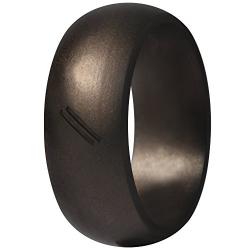 ThunderFit Silicone Wedding Ring for Men, Rubber Wedding Band - 8.7mm Wide
