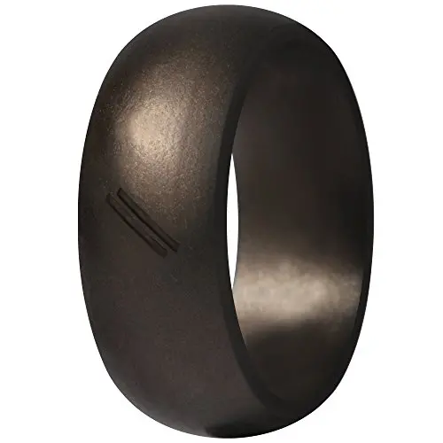 ThunderFit Silicone Wedding Ring for Men, Rubber Wedding Band - 8.7mm Wide
