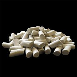 Polly Plastics Rock Tumbling Ceramic Filler Media (Small Cylinder Size) Porcelain Ceramic Pellets for Barrel and Vibratory Tumblers (1.5 lbs)