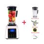 Automatic Digital Touchscreen 3Hp 2L Professional Blender Mixer Juicer High Power Food Processor Green Fruit Smoothies,White Jar Parts,Uk Plug