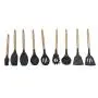 Jiyaru 9 pcs Nonstick Cookware Silicone Kitchen Utensils Heat Resistant Cooking Baking Kitchenware Set