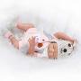 Zero Pam Reborn Baby Doll 20 Inch Handmade Lifelike Baby Girl Doll Reborn Toddler Doll Gift Sets,Full Body Silicone Girl Doll, Birthday Gift