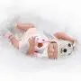 Zero Pam Reborn Baby Doll 20 Inch Handmade Lifelike Baby Girl Doll Reborn Toddler Doll Gift Sets,Full Body Silicone Girl Doll, Birthday Gift