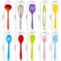 Silicone Kitchenware Set, Cooking Spoon Shovel Scraper 10 Piece Set Baking Barbecue Cooking Utensils
