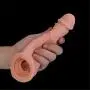 Skin 10 INCH Silicone Pe?NIS Sleeve Extender Enlargement Ma~1e Chastity S~e~X T~o~y~s Extension CO~CK Sleeves D~i~C?k Sock Reusable Condoms for Men Toy