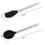 SKYyao Stainless Steel Silicone Kitchenware 9-piece non-stick pot hot spoon colander silicone