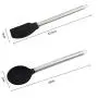 SKYyao Stainless Steel Silicone Kitchenware 9-piece non-stick pot hot spoon colander silicone