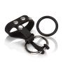 CalExotics Colt Ball Spreader Set ? Silicone Male Enhancement Ring with Support Band ? Sex Toys for Men ? Black