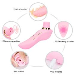 Pussey Licker Toy for Women Six Toy with Tongue and Suction Oral Licking Toy Hands Free Silicone Pleasure Toy Couple Waterproof Vibràntor Bùllet for Women Couple with Remote Stimulàtor,Self Pleasure