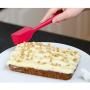 Kitchenware Utensils Set 4 Piece Premium Silicone Heat Resistant Non-Stick Baking Professional Cake Tools Red,4set