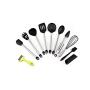 Silicone Kitchenware 10 Piece Set Stainless Steel Handle Kitchenware Set Non-stick Cookware Set