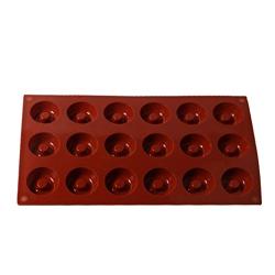 Longay 1pcs 18 Cavity Silicone Donut Cupcake Mold Muffin Chocolate Cake Candy Cookie Baking Mould Pan