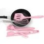 Carriemeow Silicone Kitchenware For 6 Piece Baking Kit Pink Shovel Scraper Egg Beater Creative Kitchen Utensils (Size : 6-piece)