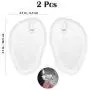 Healifty 2 Pairs Soft Silicone Gel Cushions Pad Toe Protectors for Sandal Flip Flop Gel Inserts Guards Insoles Shoes Grip Pads