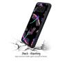 Samsung Galaxy S8 Case with Beautiful Dragonfly Pattern Whimsical Design Bumper Black Soft TPU and PC Protection Anti-Slippery &Fingerprint Case for Samsung Galaxy S8